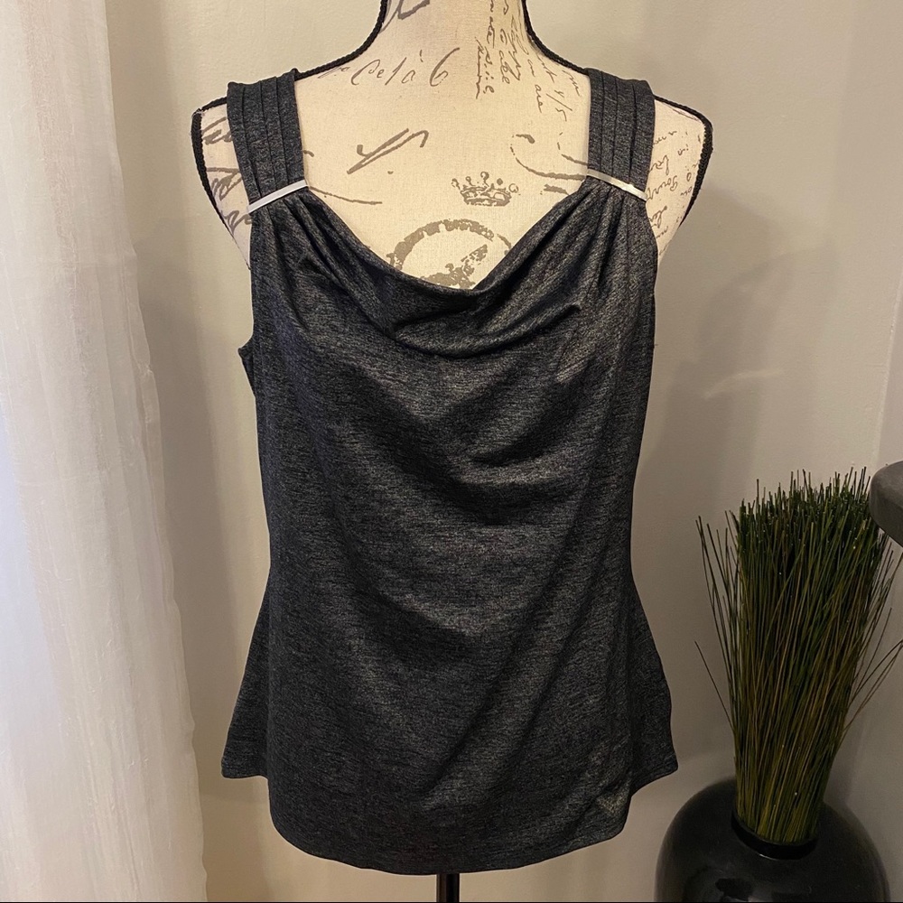 White House Black Market Cowl Neck Blouse Size L